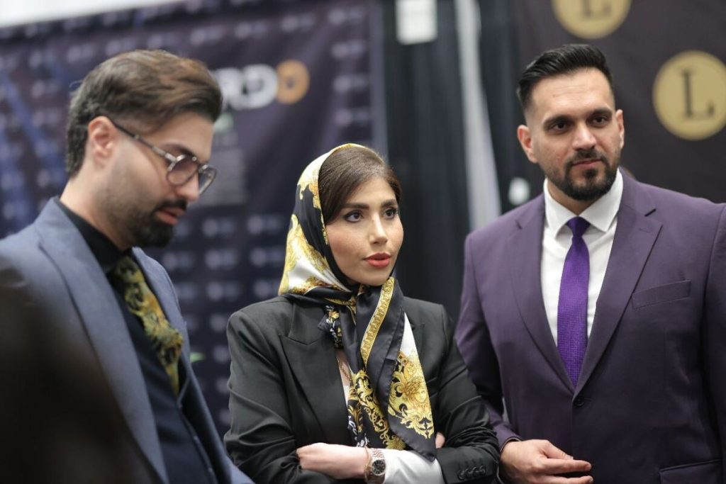 احمد ایوبی پور و همسرش